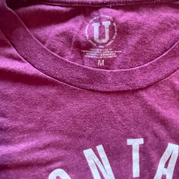 Uptop Men’s U of M t-shirt, maroon, size medium - Picture 2 of 2